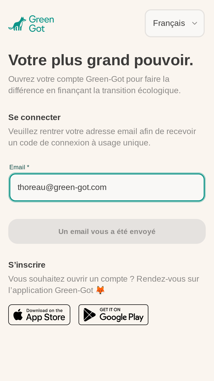 Accepts well-formed email address